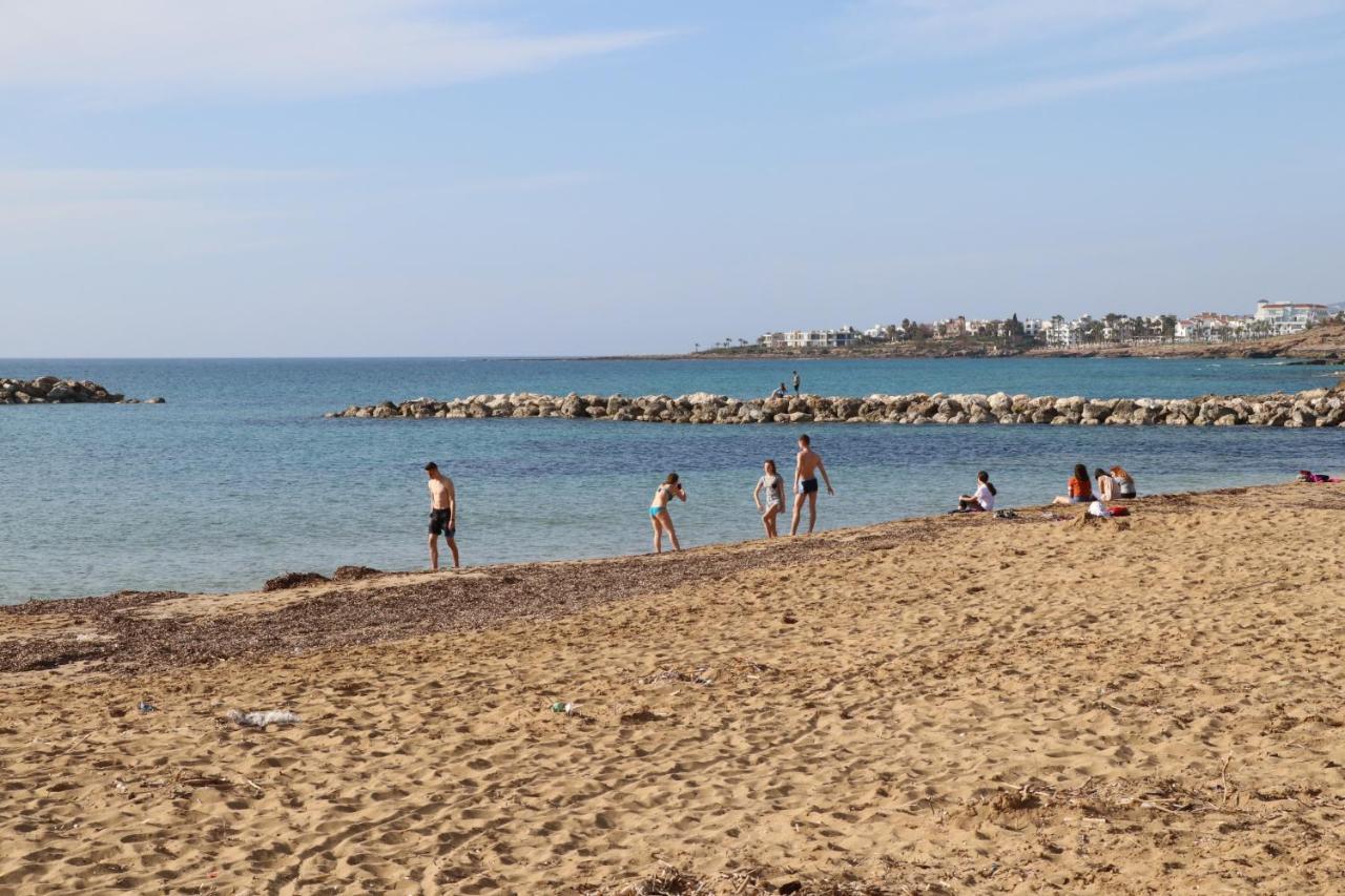 Cyking 2 Bed Apartment With Pool & 10 Min To Beach Paphos Luaran gambar